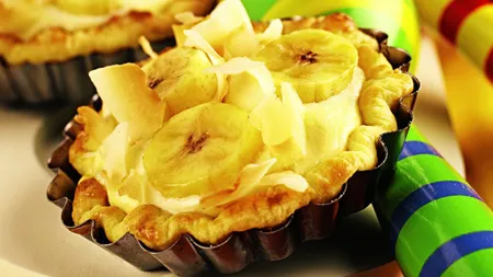 Desertul zilei: Minitarte cu banane