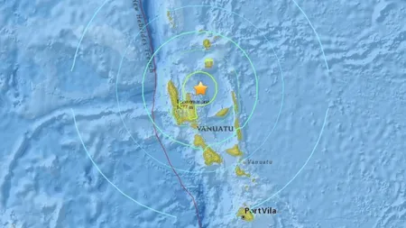 Cutremur puternic în Vanuatu