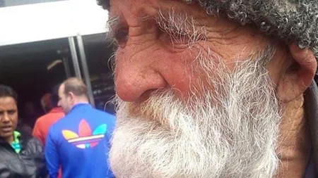 TRANSFORMARE SPECTACULOASĂ. Cum arată un bătrân cerşetor român din Anglia după ce a fost spălat, tuns şi îmbrăcat FOTO