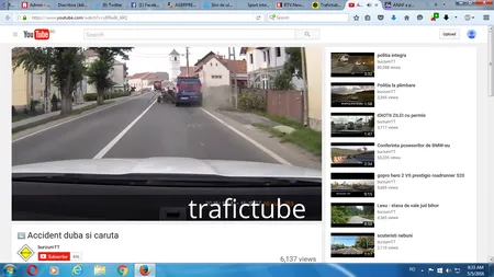 Imagini de infarct pe şosea, în Harghita. O căruţă este spulberată de o dubă VIDEO