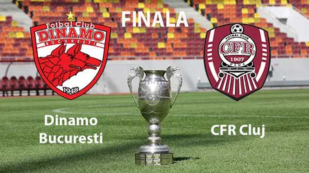 FINALA CUPEI ROMANIEI 2016, decisă de penalty-uri: DINAMO-CFR CLUJ 4-5 la loviturile de departajare