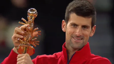 Simona Halep la feminin, Novak Djokovic la masculin. Sârbul a câştigat turneul de la Madrid