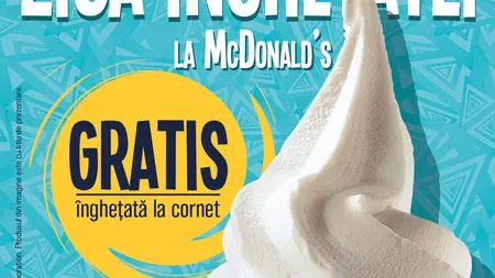 Azi sărbătorim Ziua Înghețatei la McDonald’s