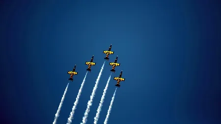 MITING AVIATIC în Timişoara. Aproximativ 1.000 de persoane au asistat la spectacol FOTO