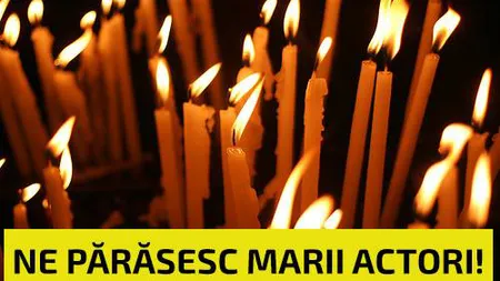 Ne părăsesc MARII ACTORI! A suferit un infarct, iar medicii nu au mai putut face nimic