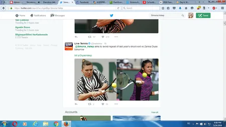 ROLAND GARROS 2016. Simona Halep deschide ziua de miercuri. Programul româncelor