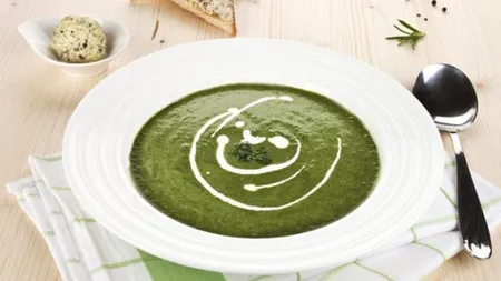 Reţeta zilei: Supă cremă de spanac