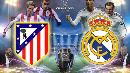 Real Madrid - Atletico Madrid 1-1, 5-3 la 11 metri în finala Champions League 2016