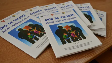 Ghiduri de vacanţă pentru siguranţa elevilor, făcute de jandarmii din Iaşi