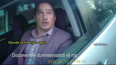 Agent de Rutieră, ameninţat de şeful amendat pentru că vorbea la telefon în trafic VIDEO
