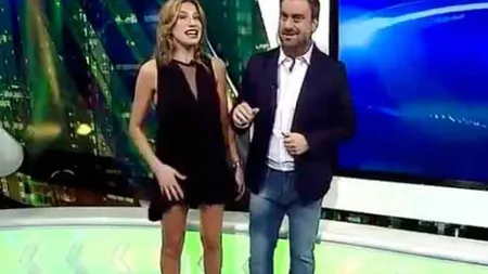 Moment jenant ÎN DIRECT. O jurnalistă CELEBRĂ şi-a arătat CHILOŢII din greşeală VIDEO
