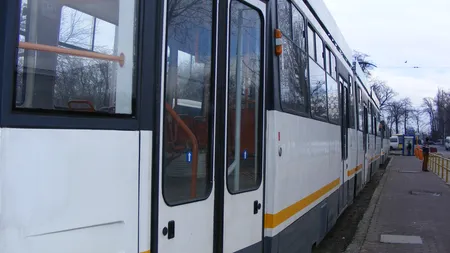 Vatman băut, accident cu tramvaiul plin de călători