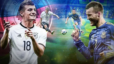 GERMANIA-UCRAINA 2-0. Spectacol şi dramatism, cu nemţii în prim-plan
