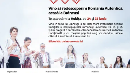 Redescoperă România Autentică acasă la Brâncuşi