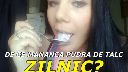 Această femeie mănâncă zilnic pudră de talc. Iată motivul inedit!