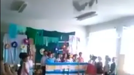 Tavanul unei grădiniţe din Braşov s-a PRĂBUŞIT în timpul serbării VIDEO