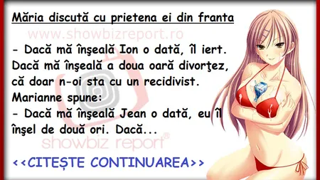 BANCUL ZILEI. Viziunea femeilor despre fidelitate