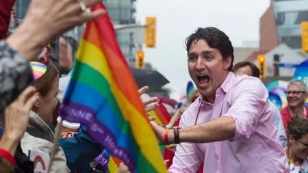 Premierul Canadei, la paradă gay