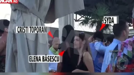 Elena Băsescu a dat nas în nas cu foştii iubiţi la mare