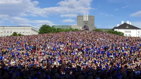 Cum au fost primiţi islandezii la revenirea în ţară de la Euro 2016 VIDEO