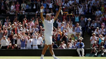 Roger Federer, calificare senzaţională în semifinale, la Wimbledon. A salvat trei mingi de meci