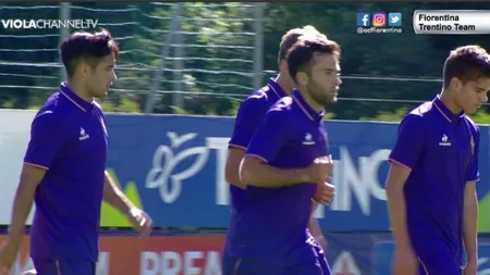 Ianis Hagi a debutat cu o bară la Fiorentina. Echipa Viola a câştigat cu 10-1 un amical VIDEO