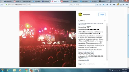 ROCK THE CITY. Iron Maiden, show incendiar în Piaţa Constituţiei