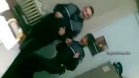 Imagini ULUITOARE filmate într-o secţie de poliţie VIDEO