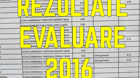 REZULTATE FINALE EVALUARE NATIONALA 2016 EDU.RO. Calculează-ţi media de ADMITERE LICEU 2016 după CONTESTAŢII