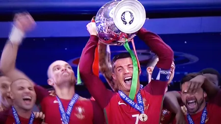 Portugalia este CAMPIOANA EUROPEI. 1-0 în finala cu FRANŢA, gol EDER în prelungiri