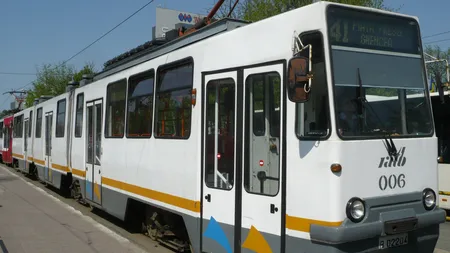 Linia Tramvaielor 41, blocată zeci de minute. Trafic de coşmar