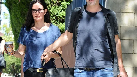 Courteney Cox şi logodnicul, ceartă în mijlocul străzii