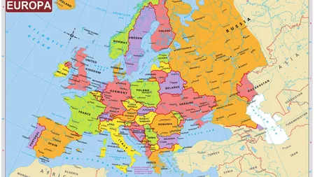 Se schimbă HARTA EUROPEI. Documentul cu NOUA GRANIŢĂ a fost asumat oficial