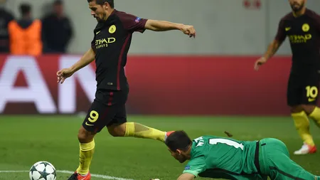 Seară de coşmar pentru Steaua. Manchester City a învins-o cu 5-0 pe Arena Naţională