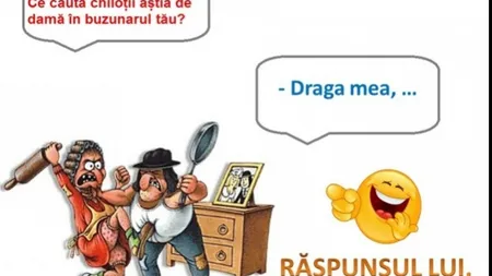 BANCUL ZILEI. Când soţia găseşte un partener mai tânăr