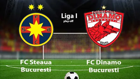 STEAUA - DINAMO 1-1. Război şi pace pe Arena Naţională. VEZI CLASAMENTUL