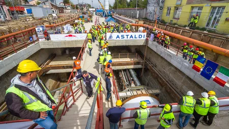 Când SE DESCHIDE staţia de metrou Străuleşti. Călătorii pot intra în weekend în galeriile nefinalizate