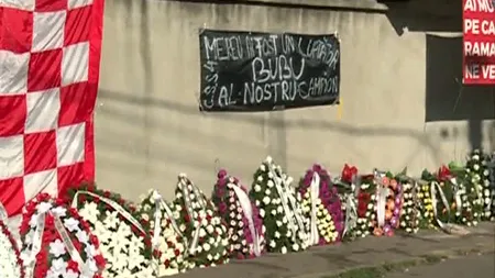 Suporterul dinamovist, condus pe ultimul drum. Informaţii contradictorii în legătură cu principalul suspect