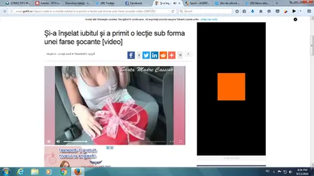 Lecţia şocantă primită de o tânără care şi-a înşelat iubitul. A primit un cadou terifiant VIDEO