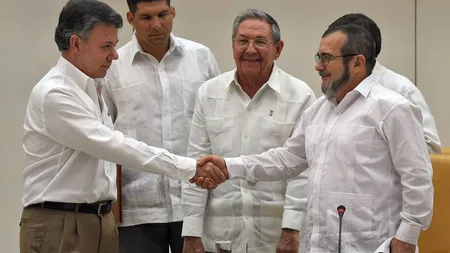 Columbia: Acordul de pace cu gherila marxistă FARC se va semna pe 26 septembrie