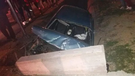 Fiul lui Nicolae Guţă, implicat într-un grav accident, în Gorj. Maşina sa s-a izbit de un cap de pod