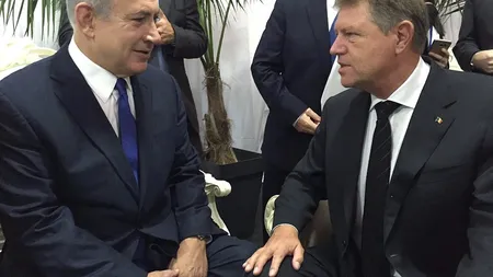 Klaus Iohannis s-a întâlnit cu Benjamin Netanyahu, premierul Israelului