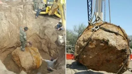 A fost descoperit al doilea METEORIT cel mai mare din lume VIDEO