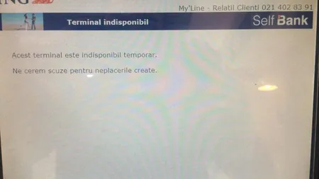 Problemele cu plăţile online ale ING s-au reluat luni. 