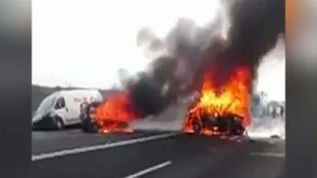 Patru persoane AU MURIT carbonizate, în urma unui cumplit accident care a avut loc în Giurgiu VIDEO