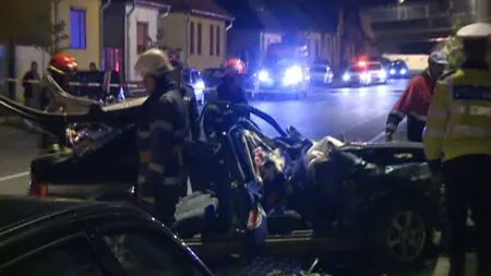 ACCIDENT GRAV în Sibiu. O persoană a murit, alte două au fost rănite VIDEO