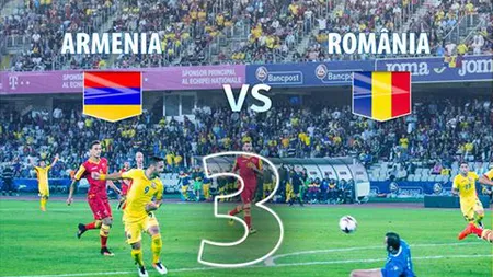 ARMENIA-ROMANIA LIVE VIDEO ONLINE TVR 0-5. Nebunie la Erevan!