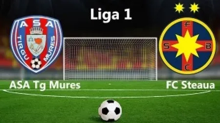 ASA TARGU MUREŞ - STEAUA 1-1 în etapa a 13-a din Liga I. VEZI CLASAMENTUL