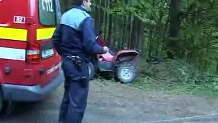 Doi turişti elveţieni au murit după ce s-au răsturnat cu ATV-ul pe munte