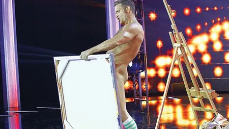 Un concurent de la iUmor a pictat cu penisul. Mihai Bendeac a pus pe Facebook o poză cu tabloul FOTO